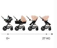 Kinderkraft moov 2 | carrito bebe 3 en 1 | carrito transformable | capazo, silla, cuco y bolso - details 1