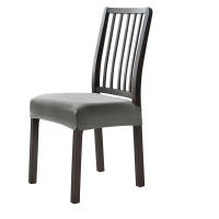 Cubierta De Silla De Comedor Suave De Velours Color Sólido Cubierta De Asiento Desmontable Antipolvo Fundas De Silla Para Hotel Y Hogar - details 14
