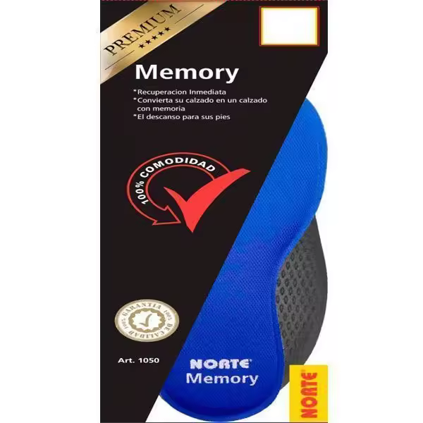 Plantillas Confort Memory Foam Norte 104014  COMPLEMENTOS MARCAS Norte Plantillas - 1