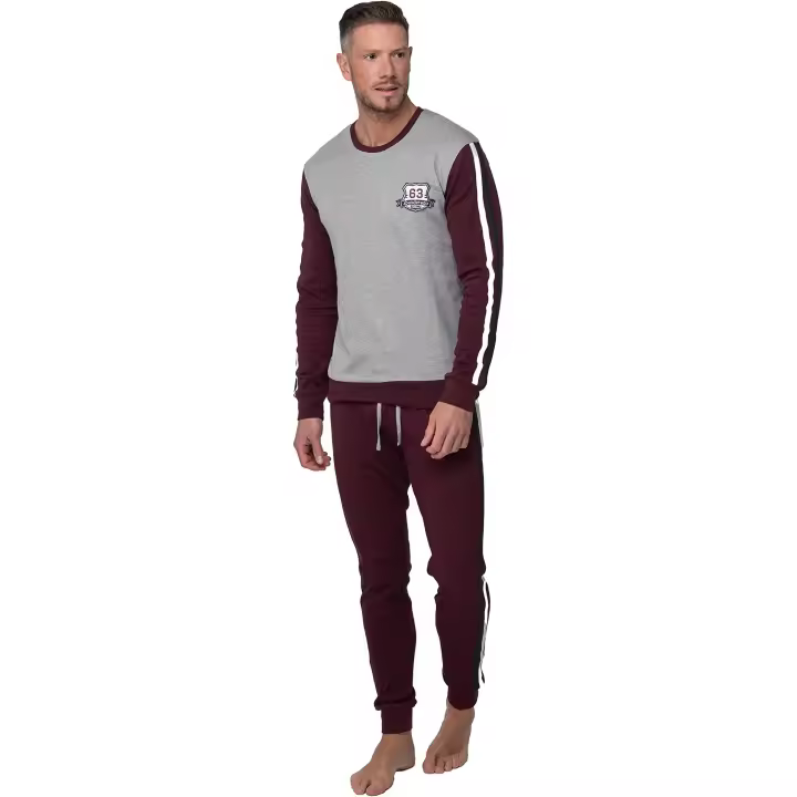 Pijama hombre invierno CHG Gris Vigoré Abanderado - 1