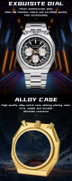 Reloj De Cuarzo Para Hombre MINI FOCUS 0601 Estilo Retro Clásico Con Calendar Y Luz Resistente Al Agua Cronógrafo Elegante Para Negocios - details 2