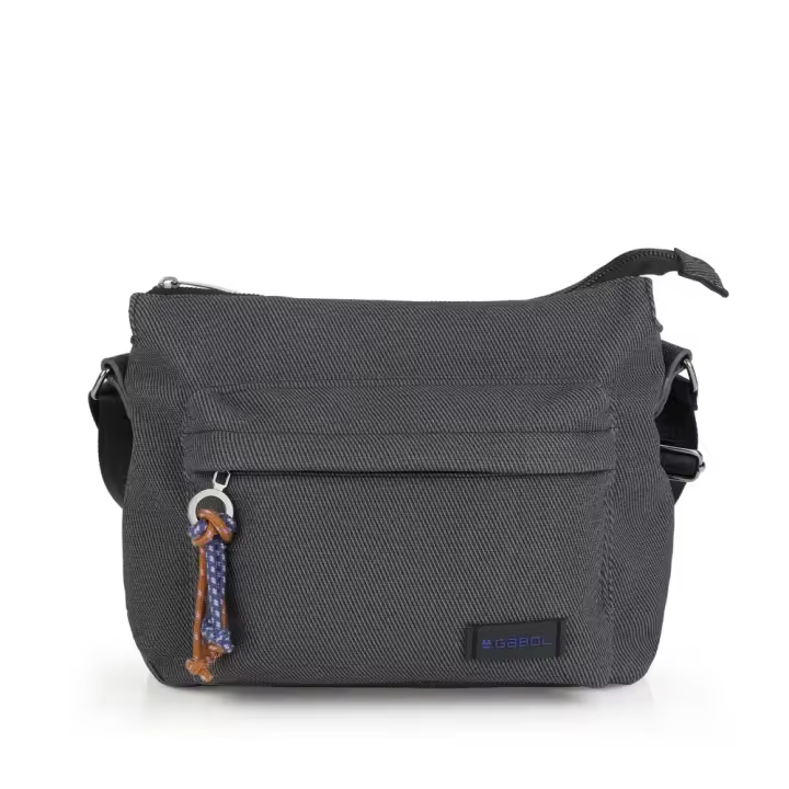 Bolso Bandolera Mujer Gabol Salma Gris - Bolso de Mano para Mujer, Colección Salma de Gabol, Color Gris - 1