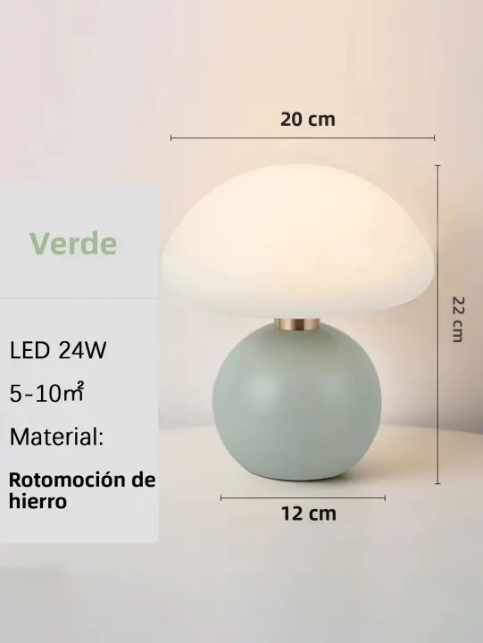 Lámpara De Mesa LED Para Dormitorio En Blanco/Rosa/Naranja/Marrón/Cafe Luz De Ambiente Para Mesa De Noche Decoración De Habitación Fuente De Luz LED Moderna Incluye Bombillas - 1