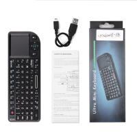 Teclado Inalámbrico Mini Con Iluminación RGB Teclado Azerty Francés Español Ruso Con Touchpad Para PC Smart TV Box Aire Mouse Kit Para Laptop Y Desktop - details 8