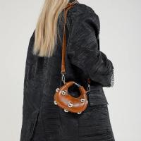 Bolso Mini Retro Versátil Para Mujer Con Gran Hebilla Lujo Diseñador Bolso Cruzado De Hombro Para Mujer Streetwear Material PU - details 6