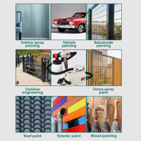800ML Detachable Power Electric Paint Sprayer Furniture Steel Coating Airbrush Home&Outdoors Latex Paint Spray Gun - details 5