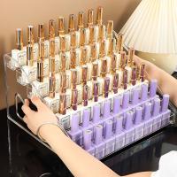 Organizador De Uñas Acrílicas 3/4/5/6/7 Capas Estante De Gel UV Montaje Rápido Rack De Cosméticos Soporte De Joyería Almacenamiento De Manicura - details 0