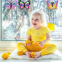 8pcs Artesanías De Mariposa No Terminadas En Madera Para Niños Ornamentos Para Pintar Y Colgar En El Hogar DIY Regalos Para Niños - details 6
