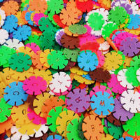 Juguetes De Rompecabezas DIY Para Niños 300pcs Bloques De Escarcha Colores Aleatorios Educación Temprana Construcción De Pensamiento - details 7