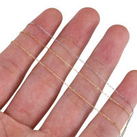 Cadenas De Acero Inoxidable Para Joyería DIY 2 Metros Cadenas Delgadas Para Pulseras Collares Anillos En Lote Al Por Mayor - details 4