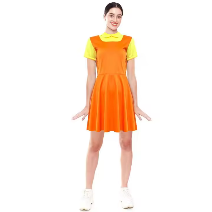 Disfraz de Muñeca Juego del Calamar mujer (Partilandia) - 1