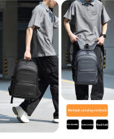 Mochila Para Hombre Mochila De Viaje Casual Impermeable De Gran Capacidad Con Computadora Bolsa De Estudiante De Colegio Marca Trendy - details 7