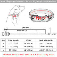 Collar De Cuero Para Perros Ajustable Y Padded Para Pequeños Medianos Y Grandes Incluye Accesorios Para Pug Bulldog Francés - details 0