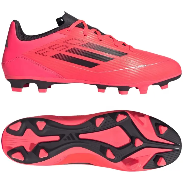 Botas de Futbol Adidas F50 Club Fxg para mujer en color rojo - 1