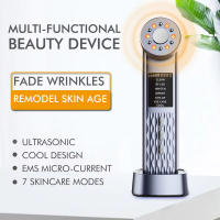 Radiofrecuencia Facial Máquina y Masajeador Facial Microfrecuencia, Antivejecimiento Device para Rejuvenecimiento de la piel, Facial Aparato Radiofencia - details 0