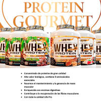 LIFE PRO NUTRITION WHEY GOURMET EDITION 2KG - Potencia Crecimiento y Mantenimiento de Masa Muscular - Sabores Gourmet - details 1