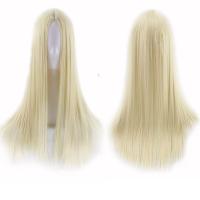 Pelucas Sintéticas De Fibra Resistente Al Calor Larga Y Recta Estilo Anime Para Festival De Música Y Cosplay Con Capa De Red Buckle - details 7
