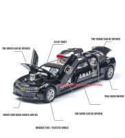 Coche Policial CHEVROLET EXTENDIDO a Escala 1:32 Con Sonido Y Luz Vehículo De Retroceso Para Decoración Juguete Educativo Para Niños - details 1
