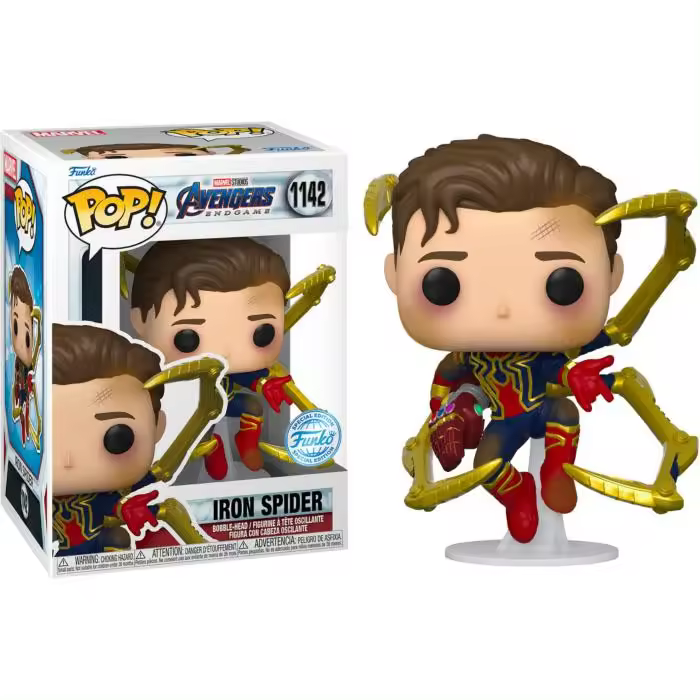 Funko POP Iron Spider Unmasked 1142 - 1