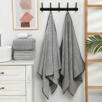 Juego De Toallas 2 Piezas Muy Suaves Para Después Del Ejercicio El Baño Y Los Deportes Toalla De Baño De Poliéster 100% Máquina Lavable - details 1