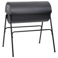 vidaXL Parrilla barril 2 rejillas de cocción negro acero 80x95x90 cm - details 4