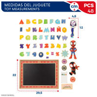 WOOMAX Spidey y su superequipo Pizarra infantil 2 en 1 - details 4