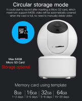 Cámara PTZ WIFI De Seguridad Con Visión Nocturna Y Seguimiento Automático CCTV IP Vigilancia Video Inteligente Para Hogar Cloud Smart Home Cam - details 8