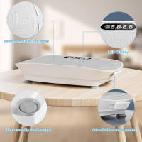 ALLINLIFE Máquina de ejercicios de placa de vibración, Máquina de drenaje linfático 150W , Placa de potencia de fitness, Tablero de pérdida de peso, Plataforma vibratoria de fitness, Gimnasio en casa agitador - details 3