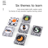 Libro De Tela Para Bebé Con Alta Contraste Negro Y Blanco Juguetes Sensoriales Para Niños Actividad De Felpa Regalos Para Bebés Vuelta a La Escuela - details 5