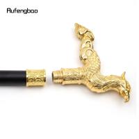 Bastón De Moda Golden Phoenix Con Cola De Fénix Larga Y Punta De Goma 93cm Para Hombres Lujo Y Elegancia En Artículos De Aseo Y Salud - details 8