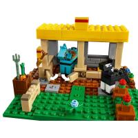 Compatibles MOC Sets MC Mi Mundo Serie Bloques De Construcción La Granja Del Caballo Juguetes Para Niños Regalo Material ABS Tamaño Pequeño - details 6