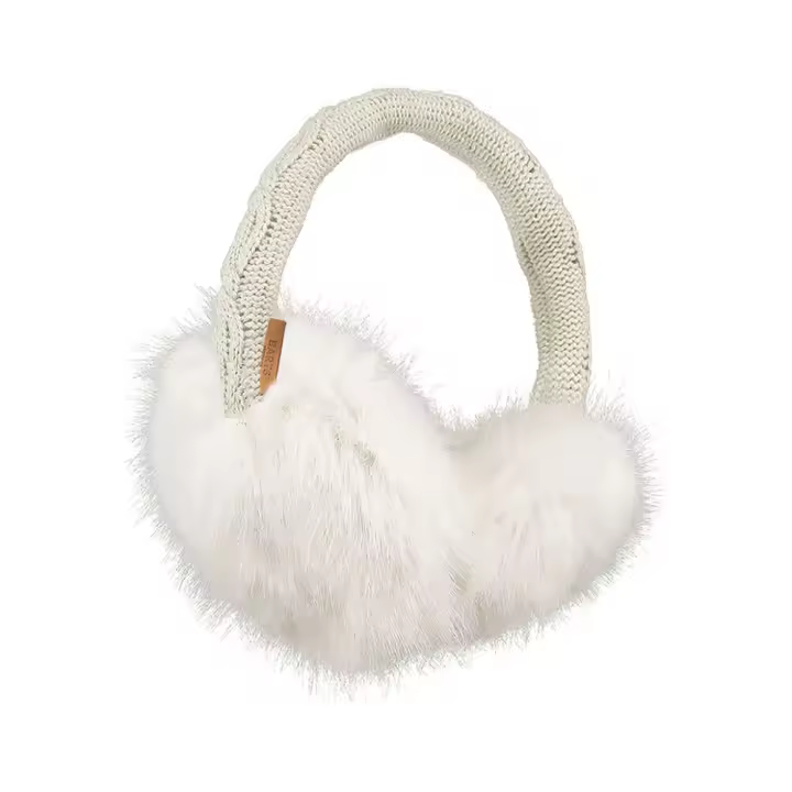 Orejeras Blancas de Pelo Sintético con Forro Polar Barts Fur Earmuffs White - 1