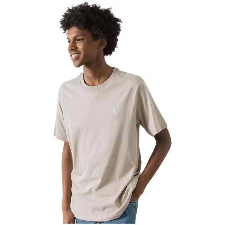 Camiseta de Manga Corta Converse Left Chest Star Chev Emb para unisex en color blanco - 1