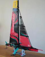 Bloques De Construcción Técnica Emirates Team New Zealand AC75 Yate Juguetes Para Niños Niño 962 Piezas Modelo De Barco MOC - details 0