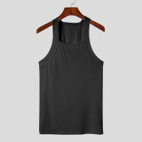 Nueva Moda Camiseta Deportiva Para Hombre Color Sólido Cuello Redondo Sin Mangas Para Gimnasio Ropa De Calle Casual Chaleco Fiesta Tallas S-5XL - details 17