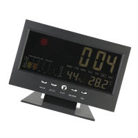 Estación Meteorológica Digital Medidor De Temperatura Humedad Con Reloj Termómetro Higrómetro Calendario Y Nivel De Comfort - details 3