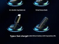 Afeitadora Eléctrica Para Hombres Con Pantalla Digital Inteligente Mini Portátil Recargable Lavable Afeitadora De Barba Afeitadora - details 5