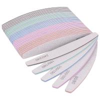 Set De 5/10 Pcs Archos De Uñas Profesionales Con Papel De Herramientas De Manicura 150/180 Y Forma De Media Luna Verde - details 10