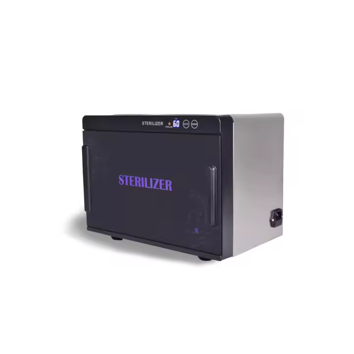 12L Esterilizador de uñas con luz UV, caja limpiadora de uñas, armario de desinfección, herramientas de manicura, desinfectante ultravioleta para Spa, estudio de belleza - 1