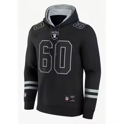 Sudadera Fanatics NFL Las Vegas Raiders Franchise Pullover Hoodie Black-Sports Grey 007S-4556-8D-025 - 1