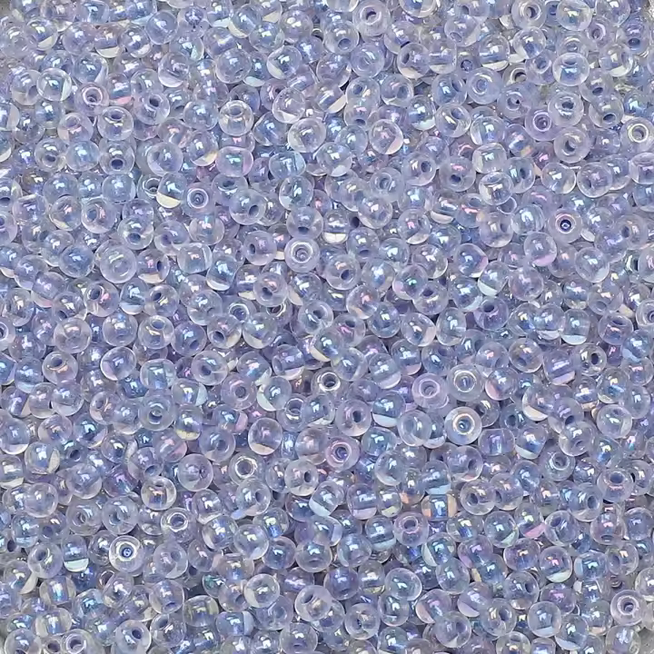 Acerca De 300 Piezas De Perlas De Arroz De Vidrio De Alta Calidad Hechas a Mano Perlas Coloreadas Fantasma Perlas De Núcleo Teñido Perlas Sueltas Para DIY - 1