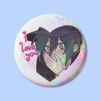 Broche De Cosplay De H-Shuichi Saihara-W Para Decorar Bolsos Y Fans Regalo Para Amigos Y Coleccionistas Tamaños Variados 25-32-44-58-75 Mm - details 4