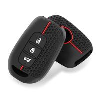Carcasa De Llave De Coche En Silicona Para Renault Kwid Dacia Sandero Logan Duster 2016 2017 2018 Accesorios Para Llaves De Fob Con Símbolo De Tráfico - details 4