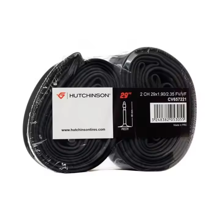 Hutchinson Pack 2 Cámaras Bicicleta 29x1.70-2.37 Presta Fina Resistente - 1
