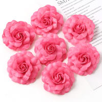 10Pcs Rosas Artificiales De 5cm Para Decoración De Navidad Y Bodas Accesorio De Regalo Para Artesanías Y Wreaths - details 5
