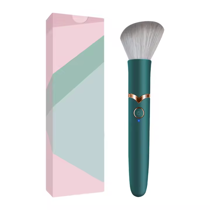 Cepillo De Maquillaje Para Rubor Y Polvo Automático Electrónico Herramienta De Belleza Para Sombra De Ojos Y Corrector Fundamento Highlighter Fibra Sintética Plástico - 1