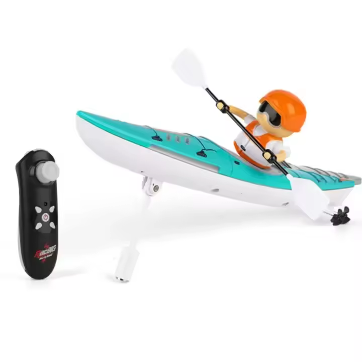 Barco RC HUINA HC 810 RTR 2.4G Con Control Remoto Luz LED 360 Modos De Conducción Dual Impermeable Y Velocidad Máxima De 15km/h - 1