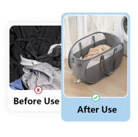 Cesta De Ropa Plegable Grande Para Almacenamiento De Ropa Sucia Con Manijas Portátiles Organizador De Ropa Para Baño - details 3