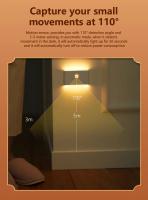 Lámpara De Pared Con Sensor De Movimiento LED Recargable Por USB Para Iluminación Nocturna En Dormitorio Pasillo Armario Cocina - details 5