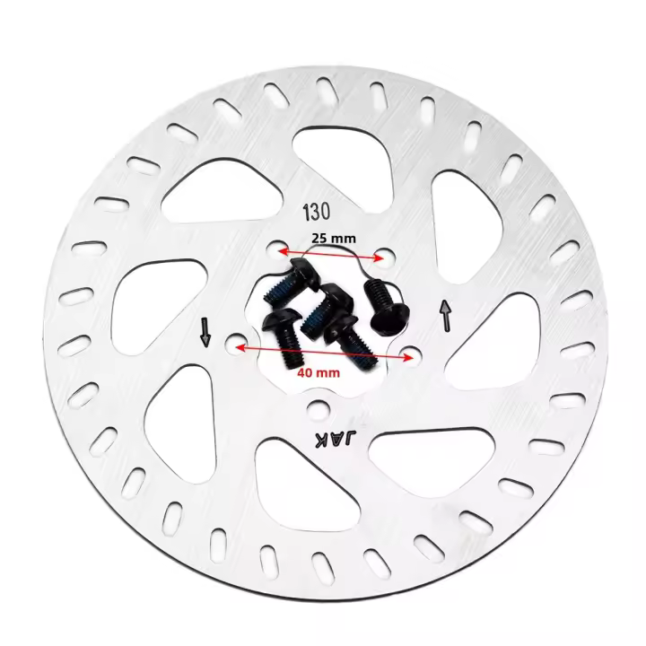  Disco De Freno De 130mm Para Xiaomi Mi Scooter Eléctrico 3 / 4 pro Rueda De Acero Inoxidable Con 5 Tornillos Piezas De Repuesto - 1